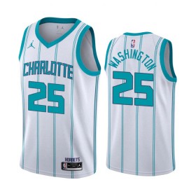 Canotte Uomo Charlotte Hornets PJ Washington 25 Jordan 2022-23 Association Edition Bianco Swingman